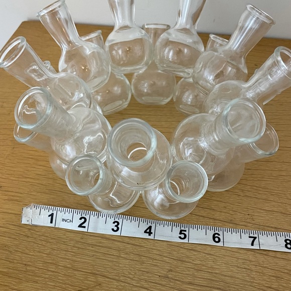 Vintage Plant Propagation Station Test Tube Beaker Bud Vase Cluster of 18 Flower - Picture 10 of 12